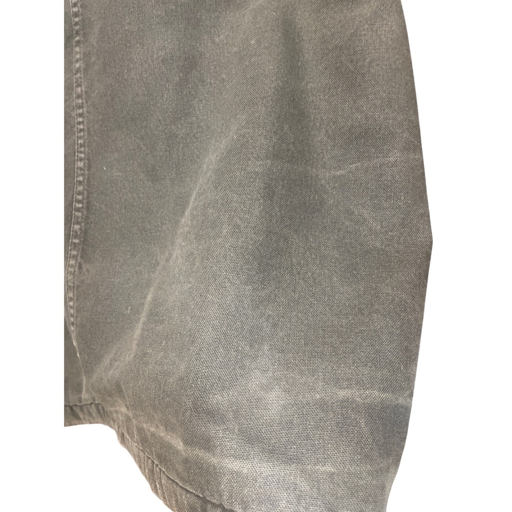Dickies Men's Lined Canvas Chore Coat Green Brown Corduroy Collar Workwear 2XL - Picture 10 of 16